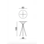 Приставной столик Delight Collection Lily Lily Bar Table от ImperiumLoft