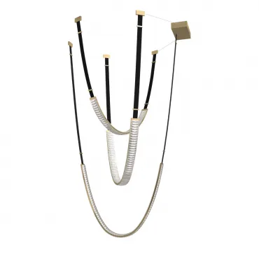 Подвесной светильник Delight Collection MD24083001 MD24083001-3A black/gold