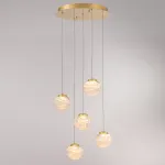 Подвесной светильник Delight Collection MD25030003-5A gold/clear