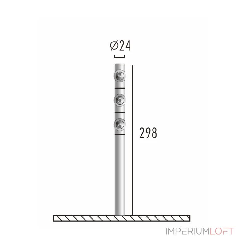 Подсветка Delight Collection 7162 71-62-921 cool white silver от ImperiumLoft
