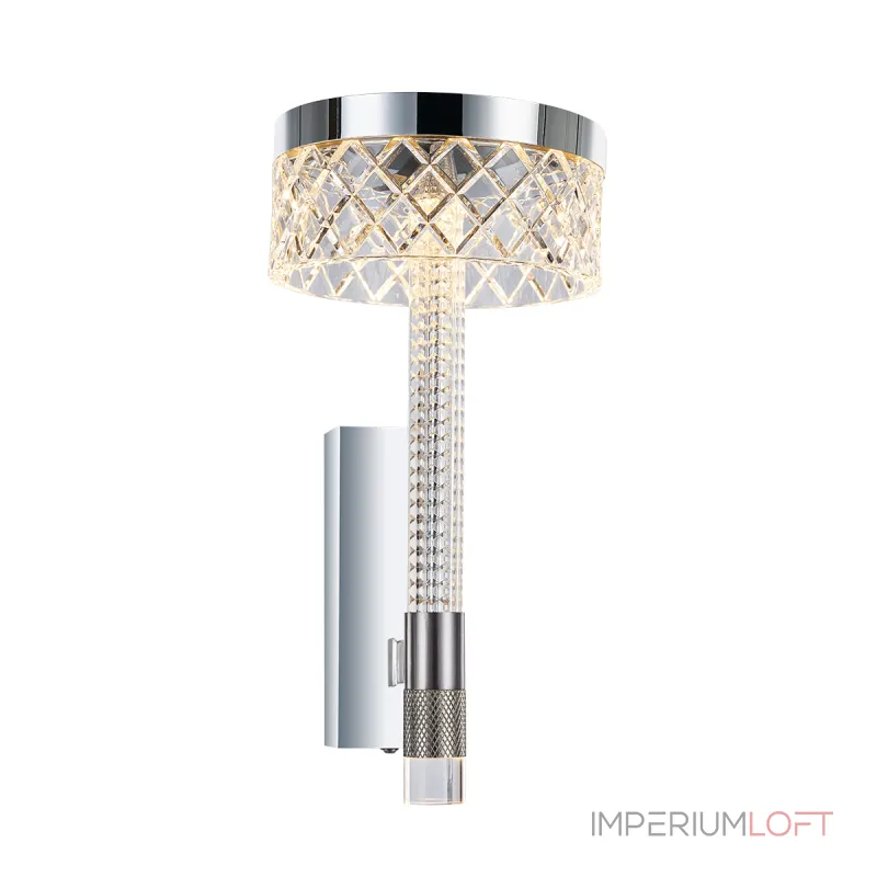 Настенный светильник Delight Collection Diamond cut MB21020075-1A chrome от ImperiumLoft