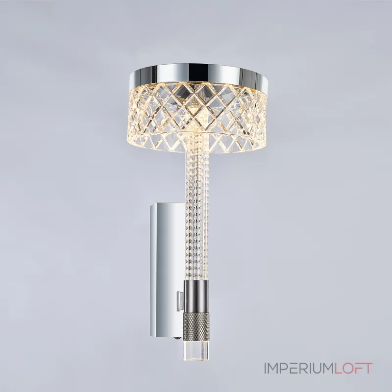 Настенный светильник Delight Collection Diamond cut MB21020075-1A chrome от ImperiumLoft