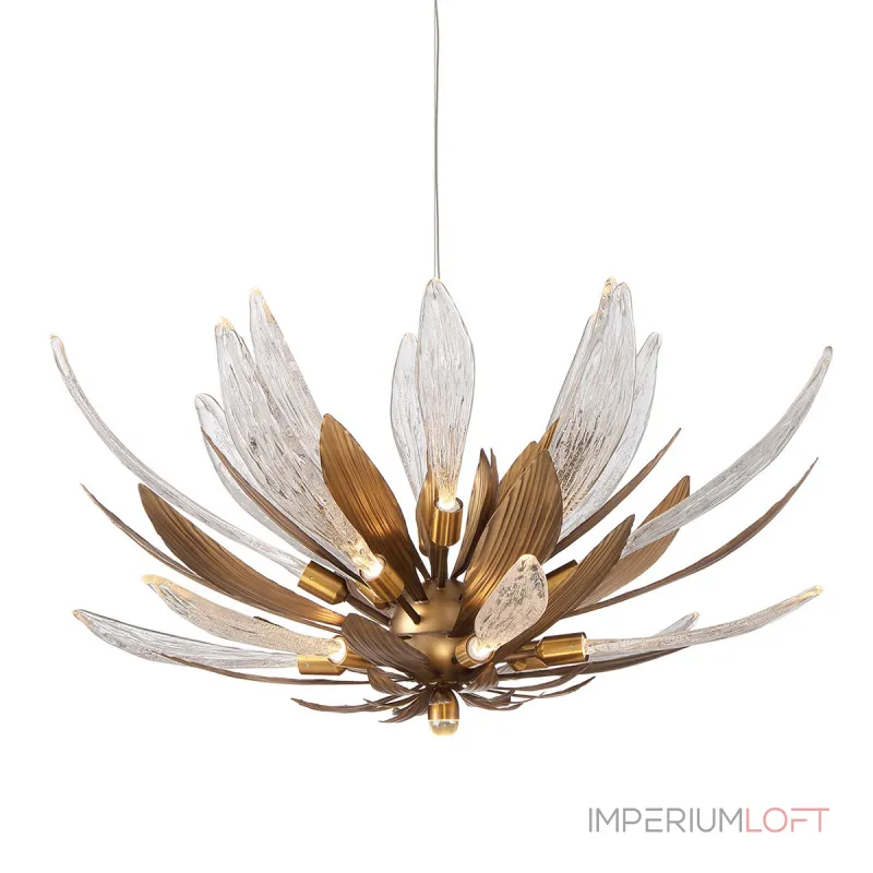 Подвесная люстра Delight Collection RP168416 RP168416-19 bronze/clear Подвесная люстра Delight Collection RP168416 RP168416-19 bronze/clear