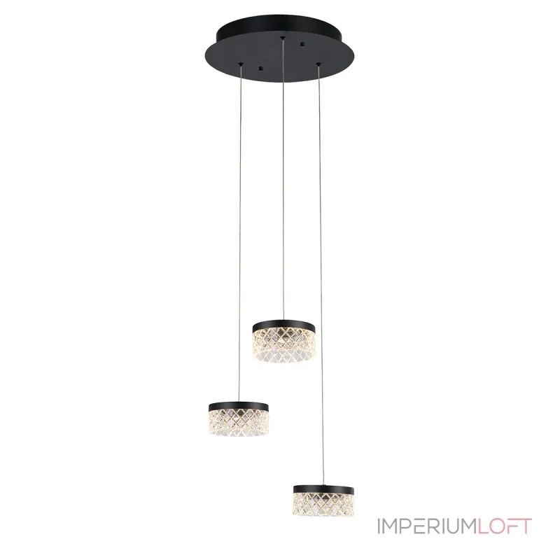 Подвесной светильник Delight Collection Diamond cut MD21020075-3A matt black Подвесной светильник Delight Collection Diamond cut MD21020075-3A matt black