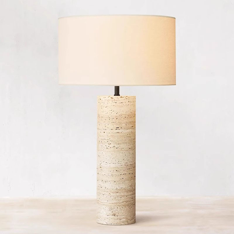 Настольная лампа Delight Collection Stone Table Lamp 5003T travertine от ImperiumLoft