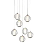 Подвесной светильник Delight Collection OD2437 OD2437-7 gold/clear