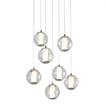 Подвесной светильник Delight Collection OD2437 OD2437-7 gold/clear Подвесной светильник Delight Collection OD2437 OD2437-7 gold/clear