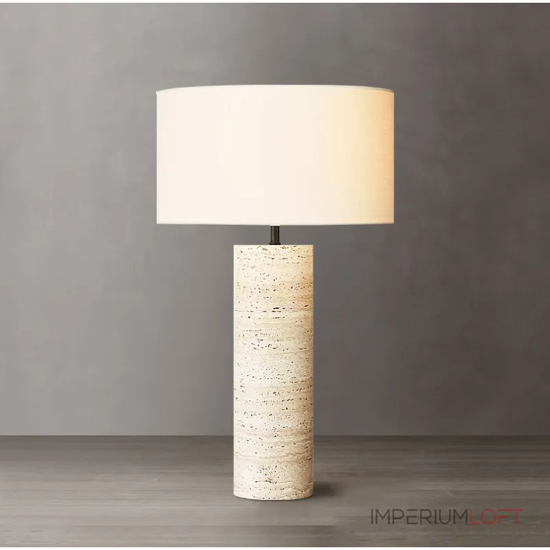 Настольная лампа Delight Collection Stone Table Lamp 5003T travertine от ImperiumLoft