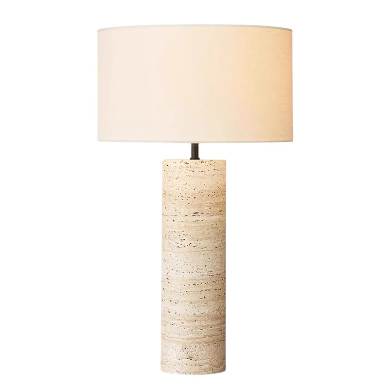Настольная лампа Delight Collection Stone Table Lamp 5003T travertine от ImperiumLoft
