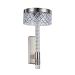 Настенный светильник Delight Collection Diamond cut MB21020075-1A satin nickel от ImperiumLoft