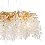 Подвесная люстра Delight Collection Shiro-noda FTB006R-100 brass/clear