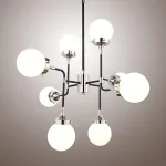 Люстра на штанге Delight Collection Bistro Globe KG0521P-8W от ImperiumLoft
