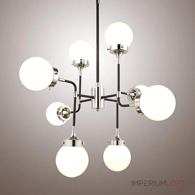Люстра на штанге Delight Collection Bistro Globe KG0521P-8W от ImperiumLoft