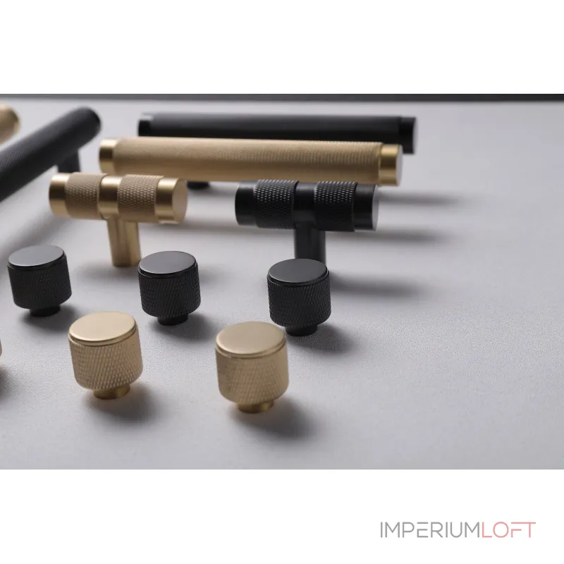 Ручка-кнопка Delight Collection HK009 HK009 black от ImperiumLoft Ручка-кнопка Delight Collection HK009 HK009 black от ImperiumLoft