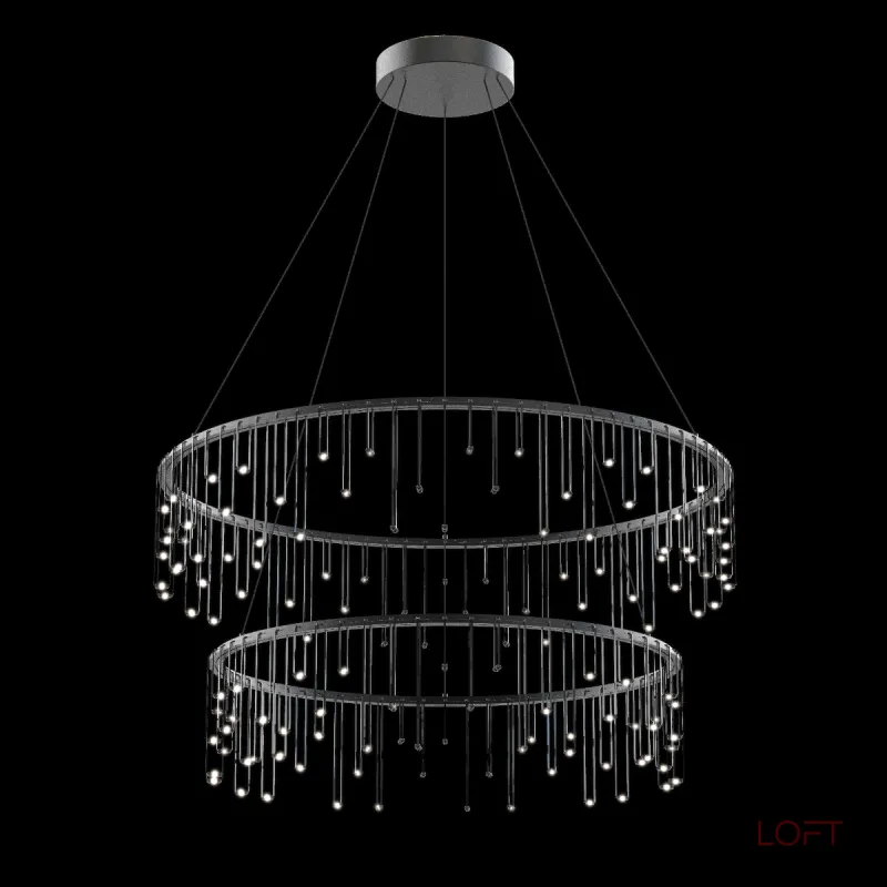 Подвесная люстра Delight Collection MD23001008 MD23001008-2B black