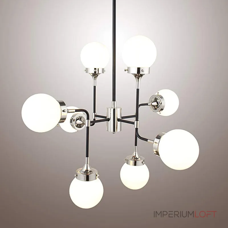 Люстра на штанге Delight Collection Bistro Globe KG0521P-8W от ImperiumLoft