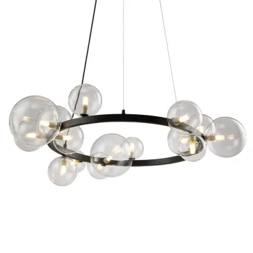 Подвесная люстра Delight Collection Art Deco Bubble OMG1075R black/clear Подвесная люстра Delight Collection Art Deco Bubble OMG1075R black/clear