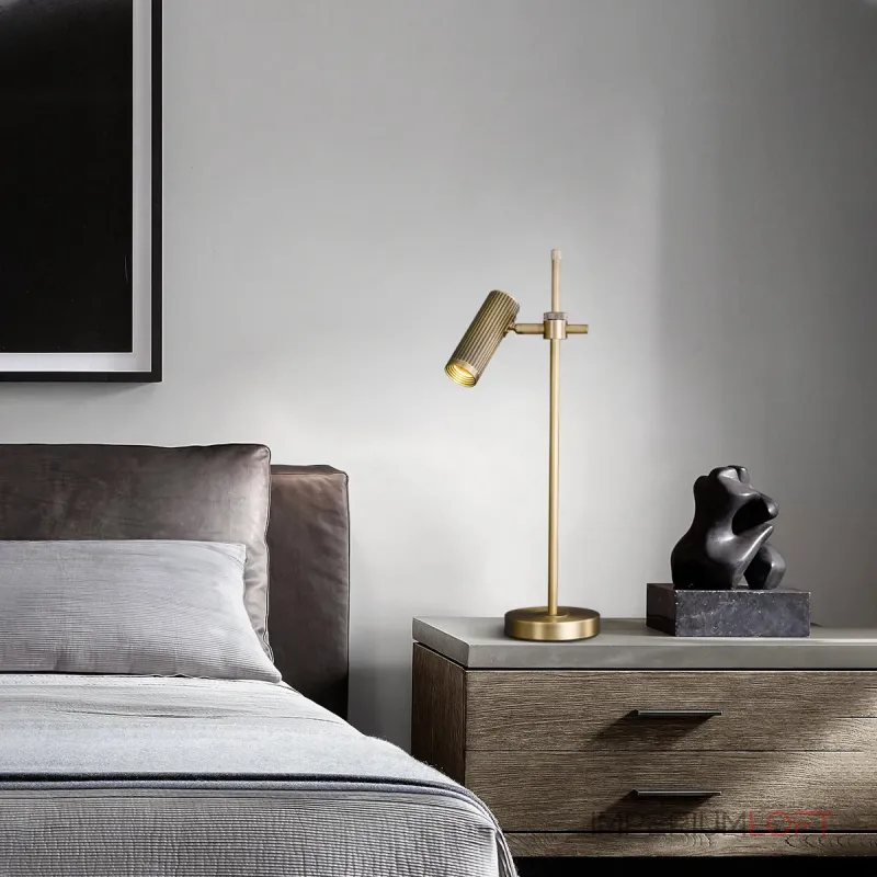 Настольная лампа Delight Collection Table lamp MT8906-1T antique brass от ImperiumLoft