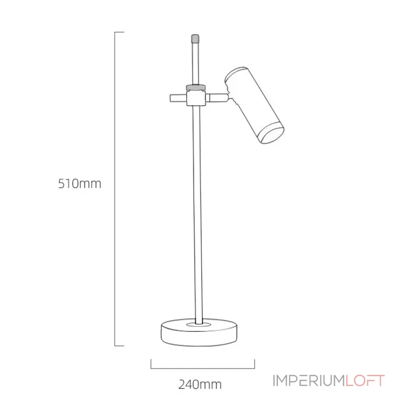 Настольная лампа Delight Collection Table lamp MT8906-1T antique brass от ImperiumLoft