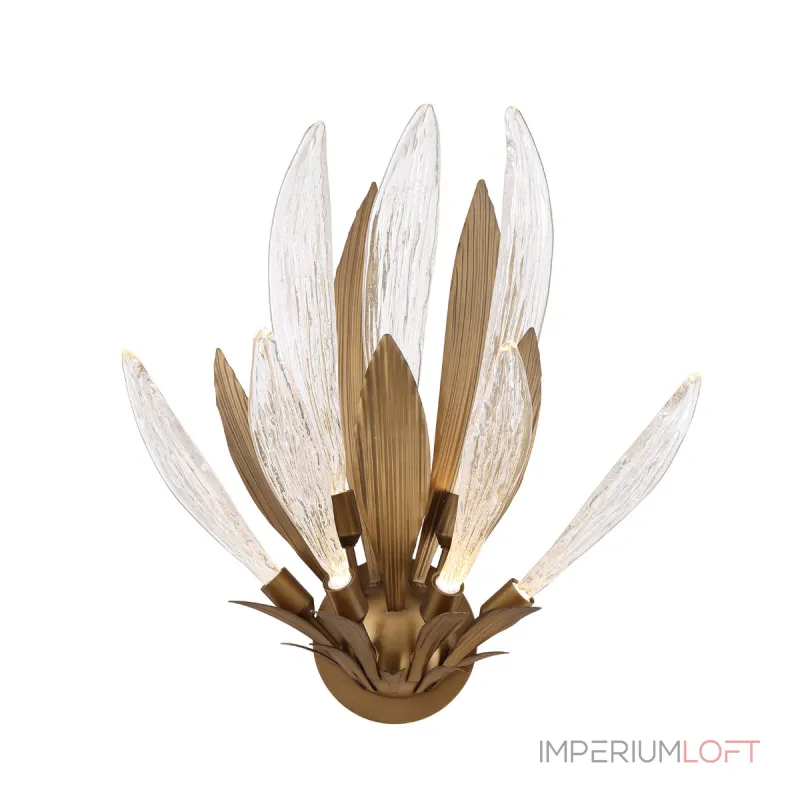 Светильник настенный Delight Collection RP168416 W168416-7 bronze/clear от ImperiumLoft