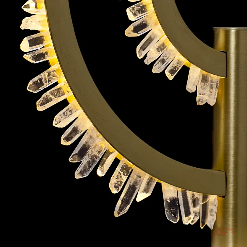 Настольная лампа Delight Collection Quartz Halo MT20020154-2A satin gold от ImperiumLoft