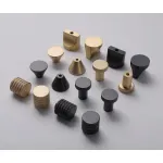 Ручка-кнопка Delight Collection HK001 HK002 brass от ImperiumLoft