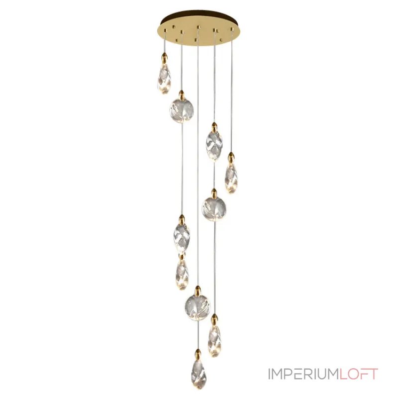 Подвесной светильник Delight Collection Colvin MT9176-10H titanium gold