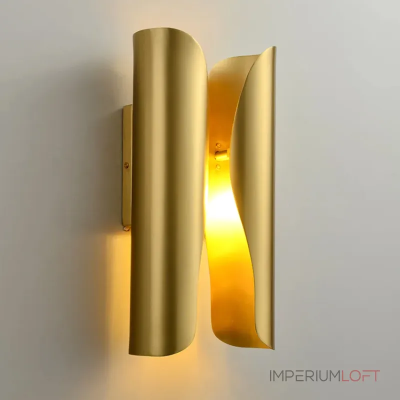 Настенный светильник Delight Collection Wall lamp MT8901-2W brass от ImperiumLoft