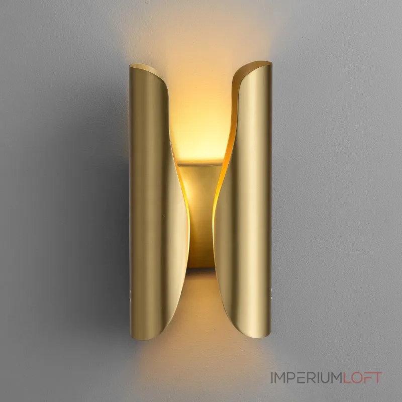 Настенный светильник Delight Collection Wall lamp MT8901-2W brass от ImperiumLoft