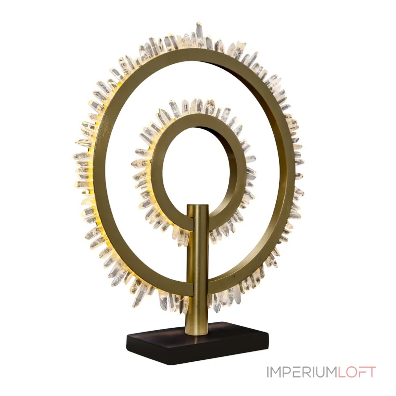 Настольная лампа Delight Collection Quartz Halo MT20020154-2A satin gold от ImperiumLoft