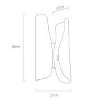 Настенный светильник Delight Collection Wall lamp MT8901-2W brass от ImperiumLoft