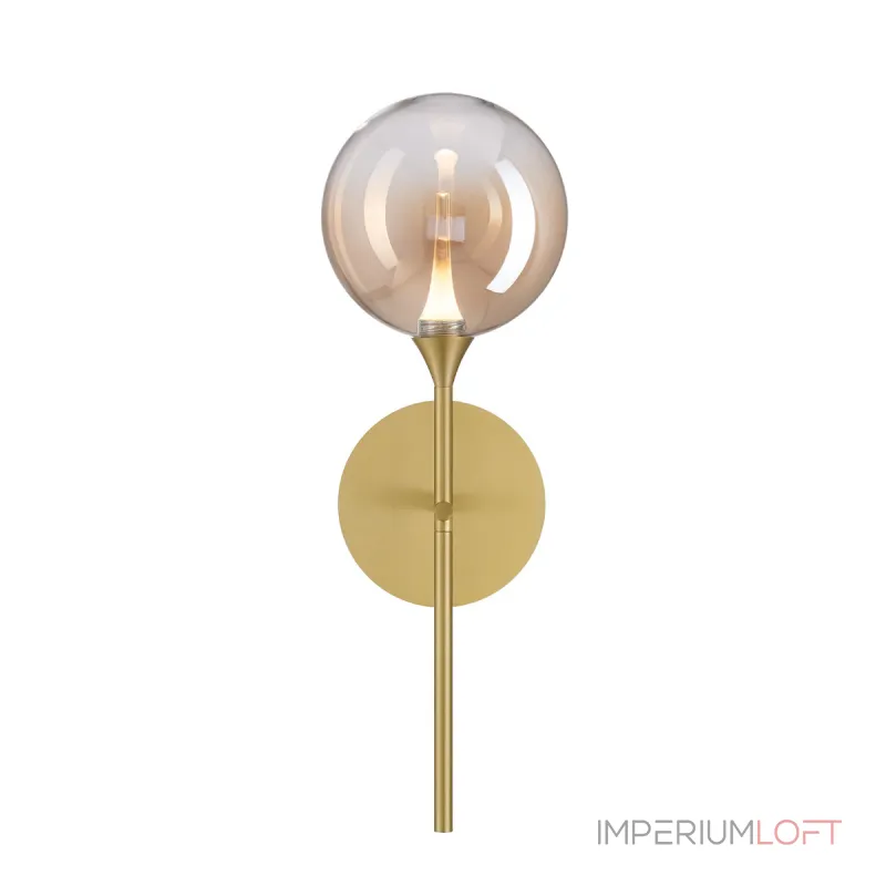 Светильник настенный Delight Collection MD23001045 MB23001045H-1B brass/champagne от ImperiumLoft