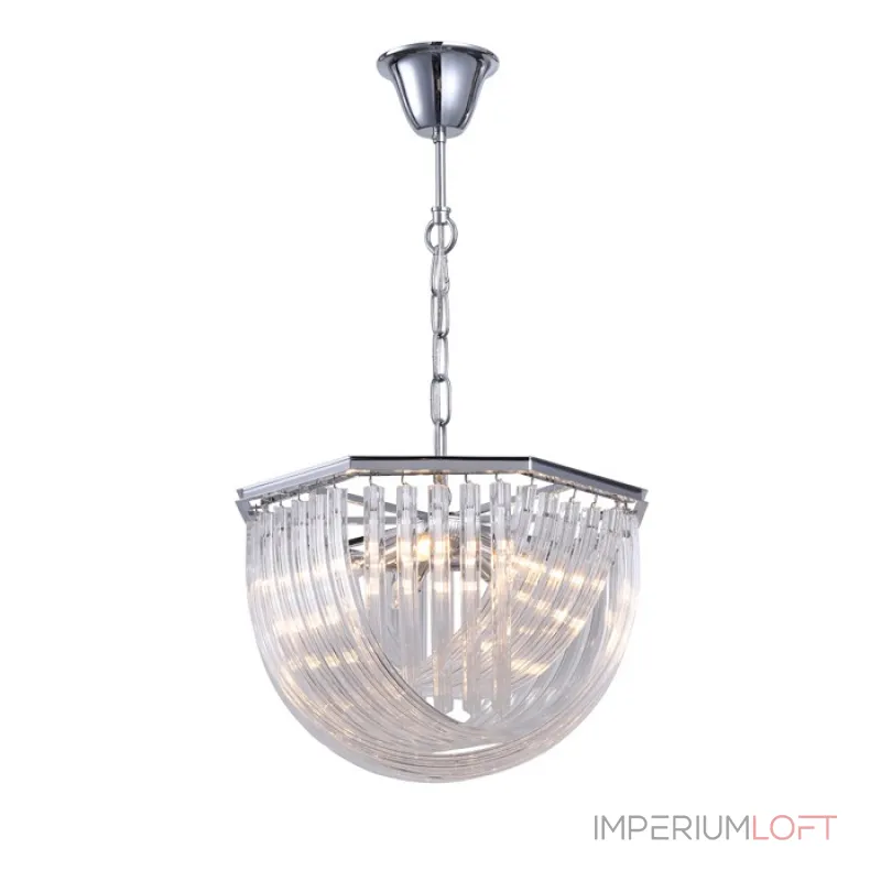 Подвесная люстра Delight Collection Murano Glass KR0116P-5R/A chrome Подвесная люстра Delight Collection Murano Glass KR0116P-5R/A chrome