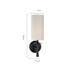 Настенный светильник Delight Collection Wall lamp MT8865-1W black от ImperiumLoft