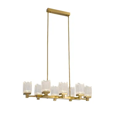 Люстра на штанге Delight Collection MD25020403 MD25020403-8B2 satin gold