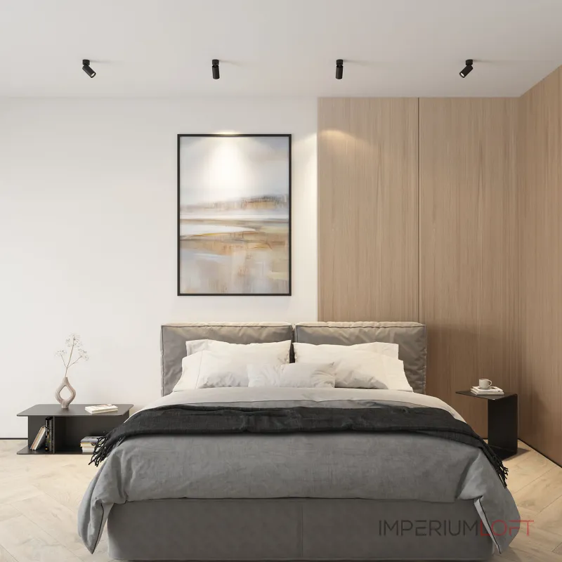 Светильник на штанге Denkirs DK2029 DK2029-BK Цвет арматуры черный Цвет плафонов прозрачный от ImperiumLoft