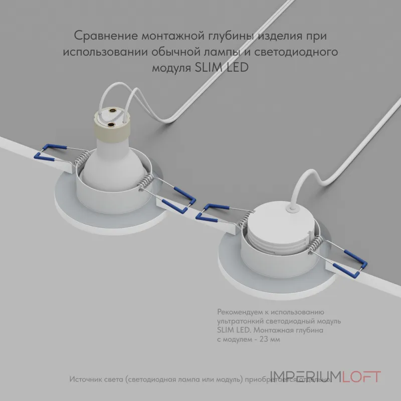 Встраиваемый светильник Denkirs DK2036 DK2036-WH от ImperiumLoft Встраиваемый светильник Denkirs DK2036 DK2036-WH от ImperiumLoft