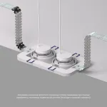 Рамка на 1 светильник Denkirs SCB DK2062-SCB от ImperiumLoft