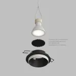 Встраиваемый светильник Denkirs DK2400-BK DK2400-BK от ImperiumLoft