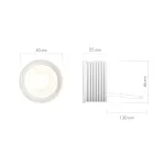 Точечный светильник  Denkirs Slim LED DK3000-8W dim от ImperiumLoft