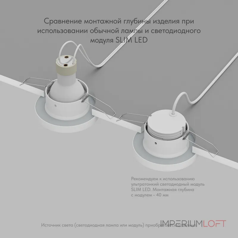 Встраиваемый светильник Denkirs DK3012 DK3012-WH от ImperiumLoft Встраиваемый светильник Denkirs DK3012 DK3012-WH от ImperiumLoft