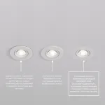 Встраиваемый светильник Denkirs DK302 DK3020-WH Цвет арматуры белый от ImperiumLoft