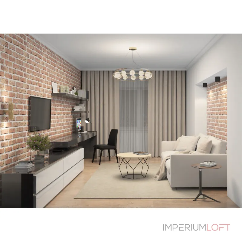 Накладной светильник Denkirs DK304 DK3040-BK Цвет арматуры черный Цвет плафонов черный от ImperiumLoft