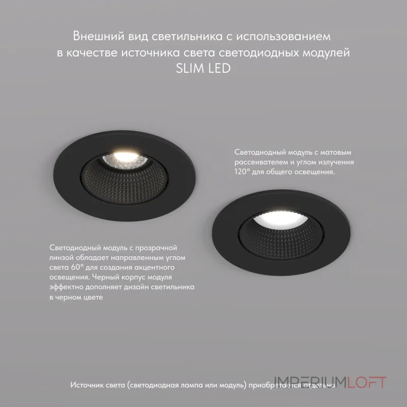 Встраиваемый светильник Denkirs DK3020 DK3061-BK от ImperiumLoft Встраиваемый светильник Denkirs DK3020 DK3061-BK от ImperiumLoft