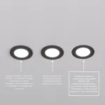 Встраиваемый светильник Denkirs PORT DK3101-BK от ImperiumLoft