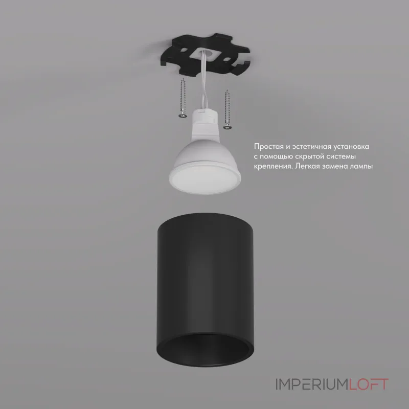 Накладной светильник Denkirs DK3110 DK3110-BK от ImperiumLoft