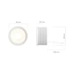 Керамический светодиодный модуль Denkirs Slim Led DK4000-8W dim от ImperiumLoft