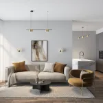 Подвесной светильник Denkirs Orbit DK4063-BK+SG