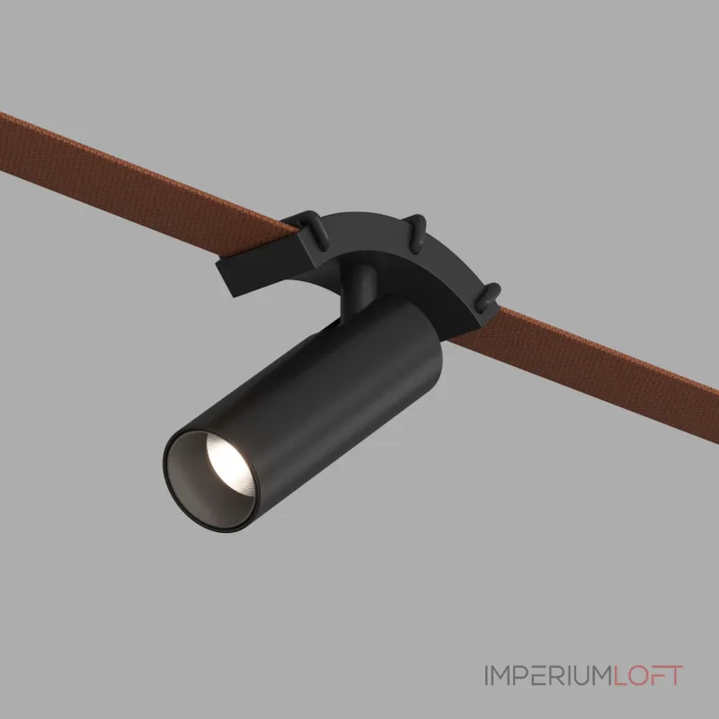 Поворотный светильник для трека-ремня Denkirs Belty Spot DK5546-BK от ImperiumLoft