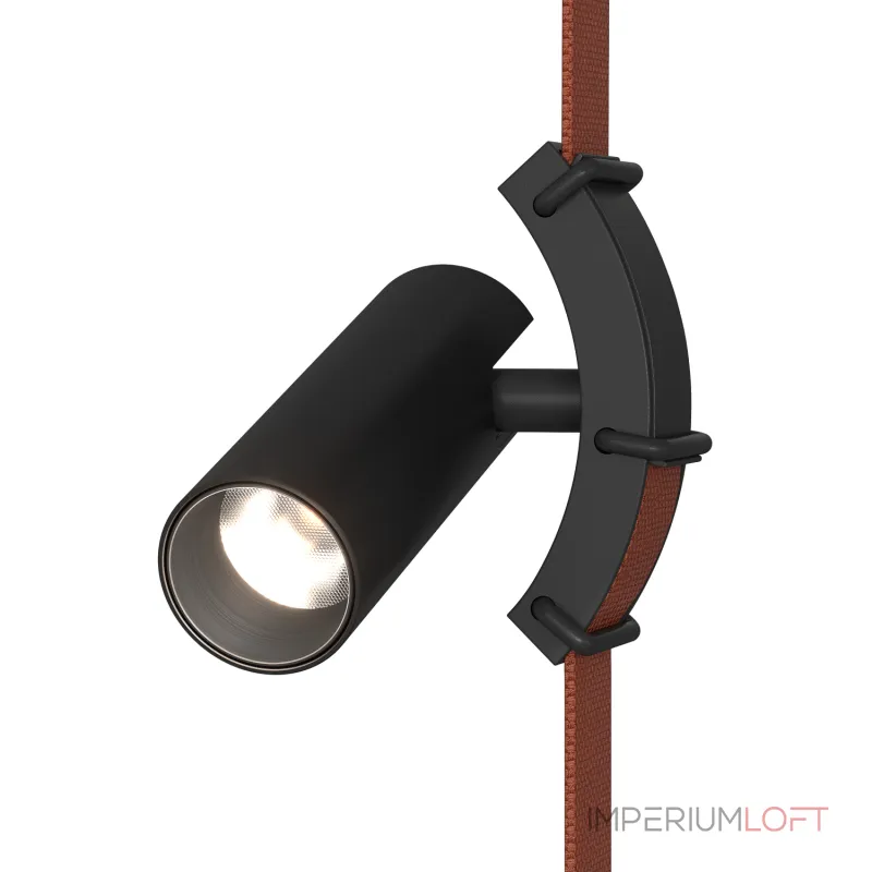 Поворотный светильник для трека-ремня Denkirs Belty Spot DK5546-BK от ImperiumLoft